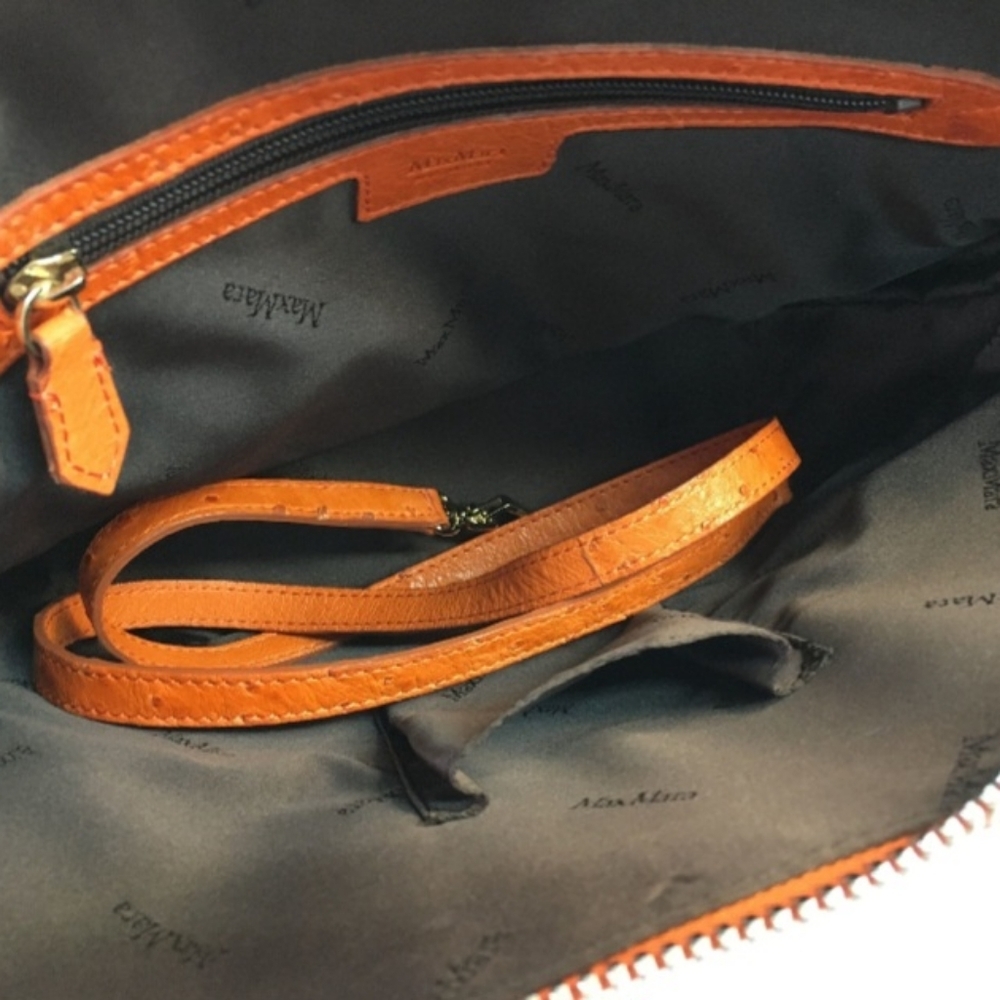 MaxMara Exotic Ostrich Made in Italy - Picture 6 of 16